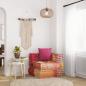 Preview: ARDEBO.de - Modularer Pouf mit Kissen Patchwork Stoff