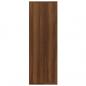 Preview: Schuhregal Braun Eichen-Optik 54x34x100,5 cm Holzwerkstoff