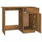 Preview: Schreibtisch Räuchereiche 100x50x76 cm Holzwerkstoff