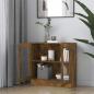 Preview: Vitrinenschrank Räuchereiche 82,5x30,5x80 cm Holzwerkstoff