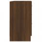 Preview: Waschbeckenschrank Braun Eichen-Optik 63x30x54 cm Holzwerkstoff