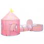 Preview: Spielzelt für Kinder Rosa 301x120x128 cm