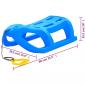 Preview: Schlitten Blau 80x39,5x25,5 cm Polypropylen