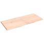 Preview: ARDEBO.de - Wandregal 140x60x(2-4) cm Massivholz Eiche Unbehandelt