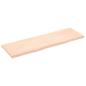 Preview: ARDEBO.de - Wandregal 160x50x(2-4) cm Massivholz Eiche Unbehandelt