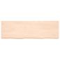 Preview: Wandregal 160x50x(2-4) cm Massivholz Eiche Unbehandelt
