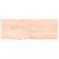 Preview: Wandregal 140x50x(2-6) cm Massivholz Eiche Unbehandelt