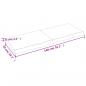 Preview: Wandregal 140x50x(2-6) cm Massivholz Eiche Unbehandelt