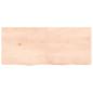 Preview: Wandregal 140x60x(2-6) cm Massivholz Eiche Unbehandelt