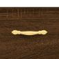 Preview: Couchtisch Braun Eichen-Optik 90x50x40 cm Holzwerkstoff