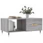 Preview: Couchtisch Grau Sonoma 90x50x40 cm Holzwerkstoff