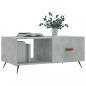 Preview: Couchtisch Betongrau 90x50x40 cm Holzwerkstoff