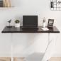 Preview: ARDEBO.de - Tischplatte 100x60x2 cm Massivholz Eiche Behandelt Baumkante