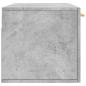 Preview: Wandschrank Betongrau 100x36,5x35 cm Holzwerkstoff