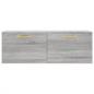 Preview: Wandschrank Grau Sonoma 100x36,5x35 cm Holzwerkstoff