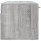 Preview: Wandschrank Grau Sonoma 100x36,5x35 cm Holzwerkstoff