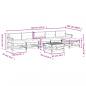 Preview: 7-tlg. Garten-Lounge-Set mit Kissen Massivholz Douglasie