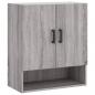 Preview: Wandschrank Grau Sonoma 60x31x70 cm Holzwerkstoff