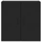 Preview: Wandschrank Schwarz 60x31x60 cm Holzwerkstoff