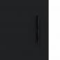 Preview: Wandschrank Schwarz 60x31x70 cm Holzwerkstoff