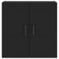 Preview: Wandschrank Schwarz 60x31x60 cm Holzwerkstoff