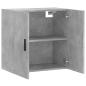 Preview: Wandschrank Betongrau 60x31x60 cm Holzwerkstoff