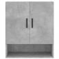Preview: Wandschrank Betongrau 60x31x70 cm Holzwerkstoff