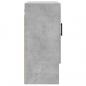 Preview: Wandschrank Betongrau 60x31x70 cm Holzwerkstoff