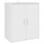 Preview: Schuhschrank Weiß 60x35x70 cm Holzwerkstoff
