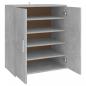 Preview: Schuhschrank Betongrau 60x35x70 cm Holzwerkstoff