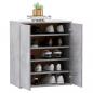 Preview: Schuhschrank Betongrau 60x35x70 cm Holzwerkstoff