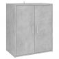 Preview: Schuhschrank Betongrau 60x35x70 cm Holzwerkstoff