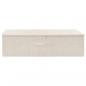 Preview: Aufbewahrungsbox Stoff 70x40x18 cm Creme