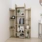 Preview: Bücherregal Sonoma-Eiche 86x25,5x140 cm Holzwerkstoff