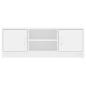 Preview: TV-Schrank Weiß 102x30x37,5 cm Holzwerkstoff