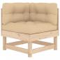 Preview: 8-tlg. Garten-Lounge-Set mit Kissen Massivholz