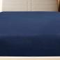 Preview: Spannbettlaken Jersey Marineblau 140x200 cm Baumwolle