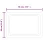 Preview: LED-Badspiegel 70x50 cm
