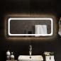Preview: ARDEBO.de - LED-Badspiegel 90x40 cm