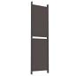 Preview: 5-tlg. Paravent Braun 250x180 cm Stoff