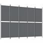 Preview: 5-tlg. Paravent Anthrazit 250x180 cm Stoff