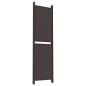 Preview: 6-tlg. Paravent Braun 300x180 cm Stoff