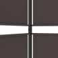 Preview: ARDEBO.de - 4-tlg. Paravent Braun 200x200 cm Stoff