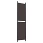 Preview: 4-tlg. Paravent Braun 200x200 cm Stoff
