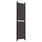 Preview: 5-tlg. Paravent Braun 250x200 cm Stoff
