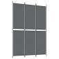 Preview: 3-tlg. Paravent Anthrazit 150x220 cm Stoff