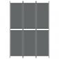 Preview: 3-tlg. Paravent Anthrazit 150x220 cm Stoff