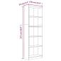 Preview: ARDEBO.de - Bücherregal 5 Fächer Braun Eichen-Optik 60x24x175 Holzwerkstoff