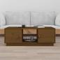 Preview: ARDEBO.de - Couchtisch Honigbraun 100x50x35 cm Massivholz Kiefer