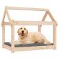 Preview: Hundebett 81x60x70 cm Massivholz Kiefer